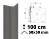 Narożnik ochronny Flex o symetrycznym przekroju 50x50 mm i długości 100 cm.