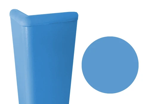 Narożnik ochronny PVC z rdzeniem aluminiowym 150 cm 70x70 mm ConvexAL niebieski.