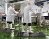Maty antyzmęczeniowe komfort zastosowane w profesjonalnym laboratorium.