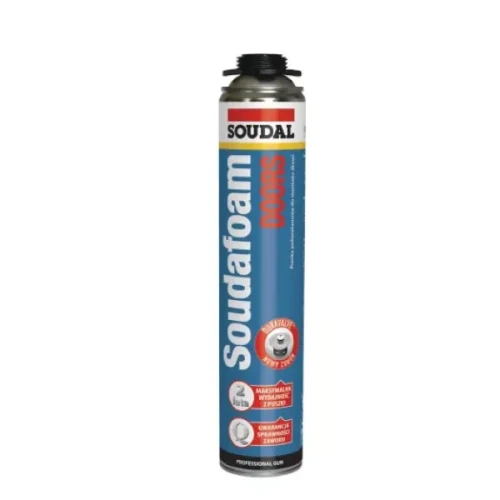 Pianka montażowa do drzwi pistoletowa Soudafoam Doors 750 ml.