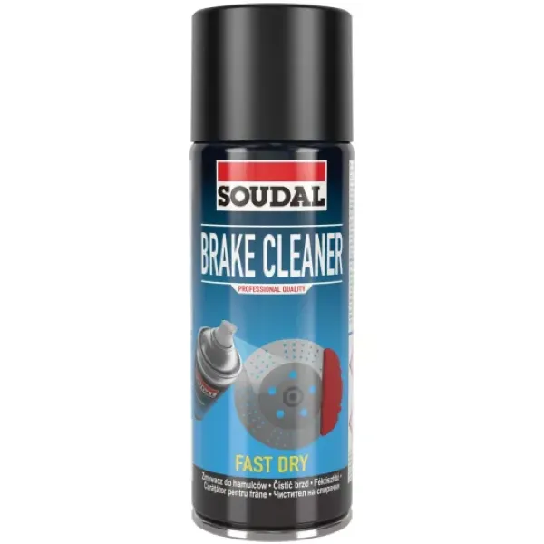 Spray czyszczący klocki hamulcowe Brake Cleaner 400 ml Soudal.
