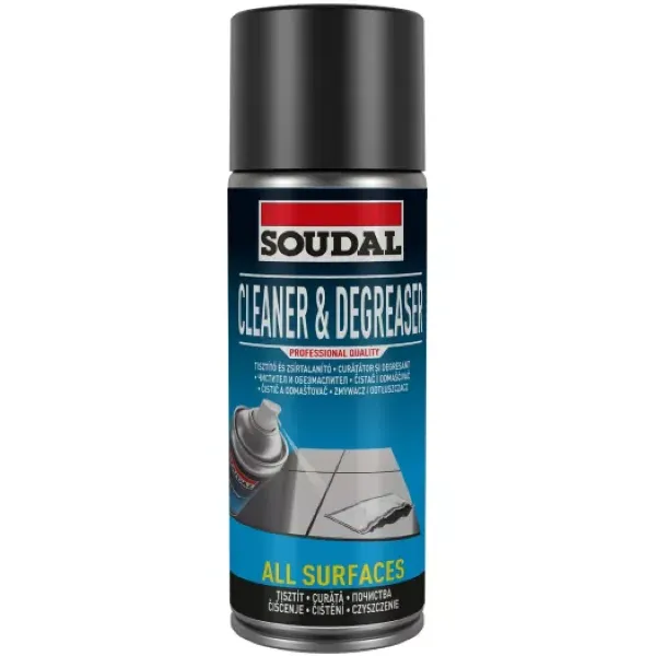 Soudal Cleaner&Degreaser preparat do odtłuszczania, Puszka 400 ml.
