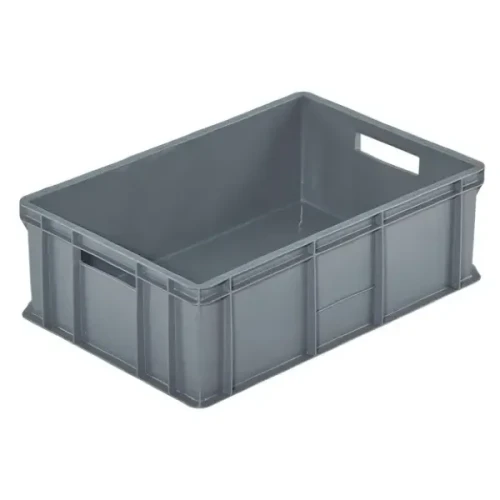 Pojemnik pełny Euro 60x40x20 cm szary ERG-Line.