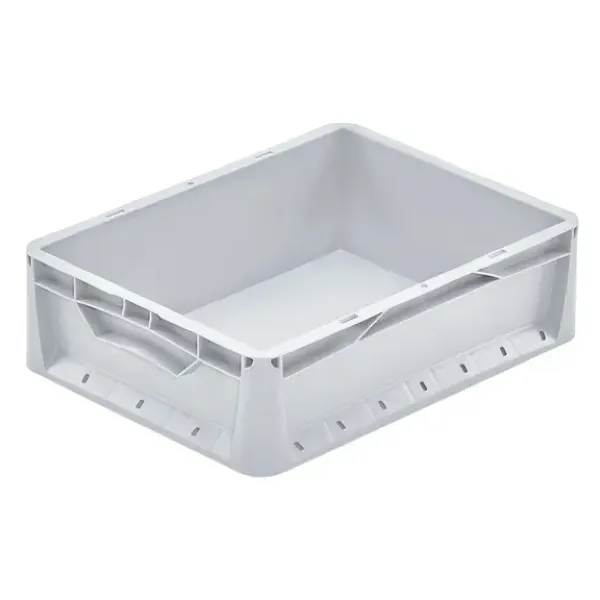 Pojemnik do magazynu Bekuplast szary Lightline pełny euro norm.