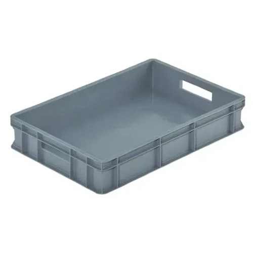 Pojemnik pełny Euro 60x40x11 cm szary ERG-line.