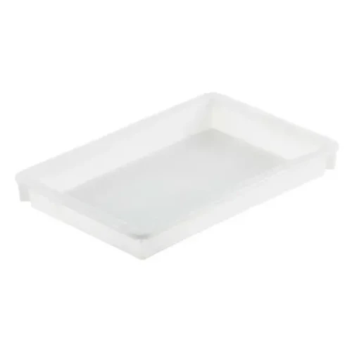 pojemnik cukierniczy plastikowy pelny bialy 59,5x38,5x75 cm bekuplast E-75.
