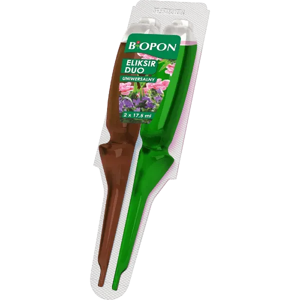 Skoncentrowany nawóz Bopon eliksir Duo uniwersalny, fiolka 35 ml.
