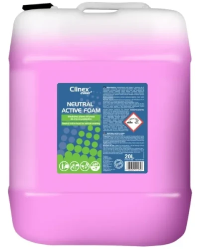 Piana do mycia karoserii samochodu - kanister o pojemności 20 litrów Neutral Active Foam Clinex Expert .