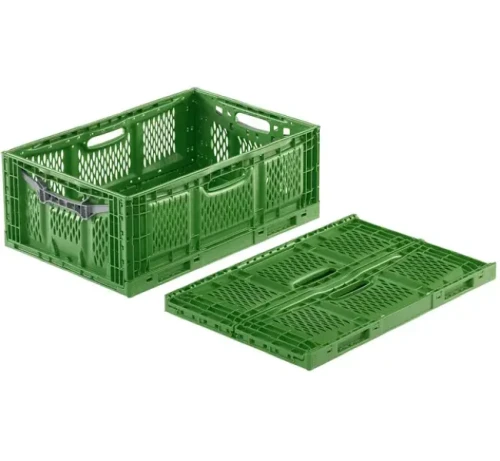 Pojemnik Składany Transportowy Clever Fresh Box Advance, Idealny Wybór dla Bezpiecznego Przechowywania i Transportu Produktów Spożywczych 600x400x230 mm.