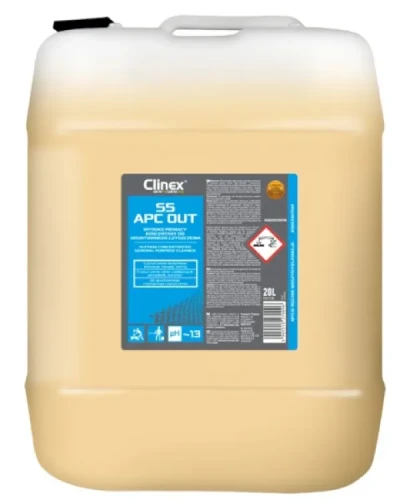 Clinex S5 APC OUT – Wysoko pieniący skoncentrowany środek do gruntownego czyszczenia, kanister: 20 L.