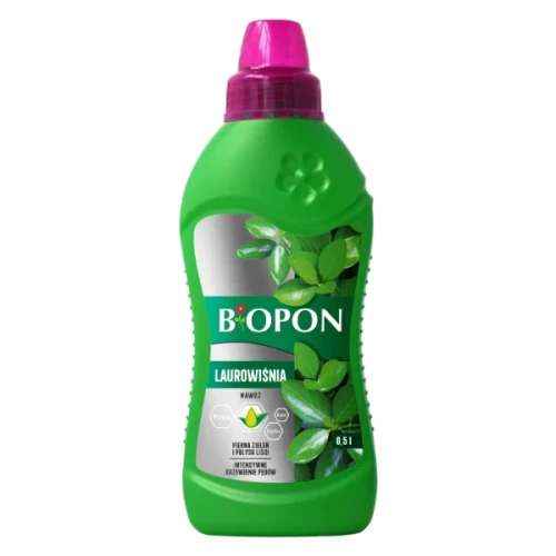 Wieloskładnikowy nawóz do laurowiśni w płynie Biopon (Bopon), butelka 500 ml.