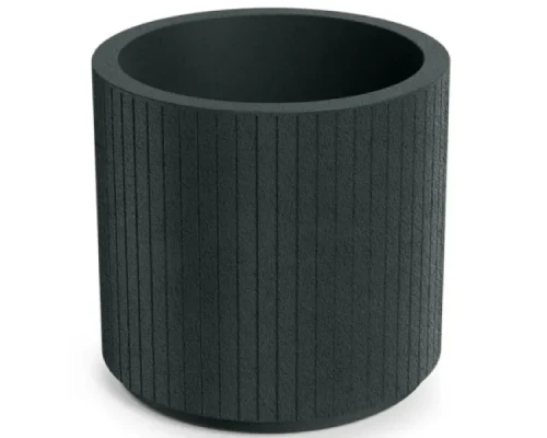 Zdjęcie czarnej doniczki 48 cm Ethick Coro Round.