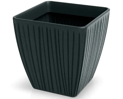 Donica ozdobna 48 cm Fero Square zdjęcie na białym tle.
