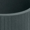 Zbliżenie na grafitowy kolor Donicy dekoracyjnej 40 cm Ethick Coro Round.
