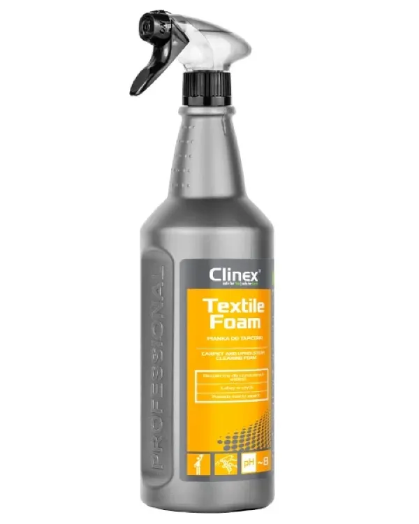 Pianka do czyszczenia tapicerki 1 litr Textile Foam Clinex.