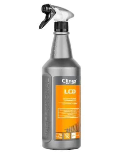 Clinex LCD - płyn do czyszczenia ekranów LCD, butelka ze spryskiwaczem 1 L.