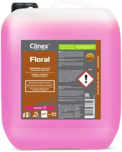 Płyn do mycia podłóg uniwersalny 10 litrów Floral Blush Clinex.