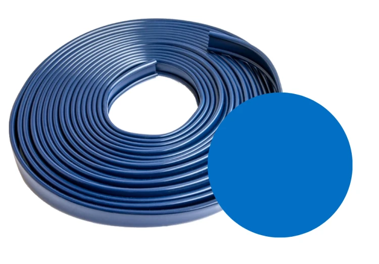 Okładzina poręczowa PVC 35x8 mm 20 mb niebieska