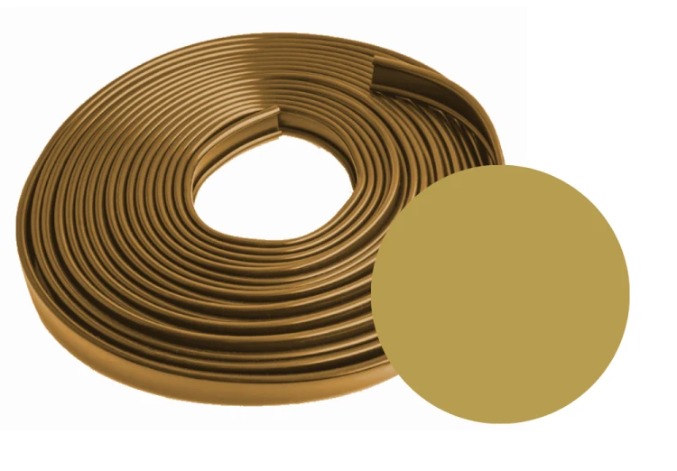 Okładzina poręczowa PVC 35x8 mm 20 mb złota