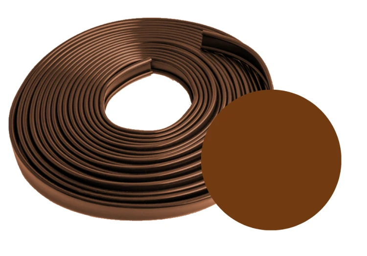 Okładzina poręczowa PVC 40x6 mm 20 mb brązowa