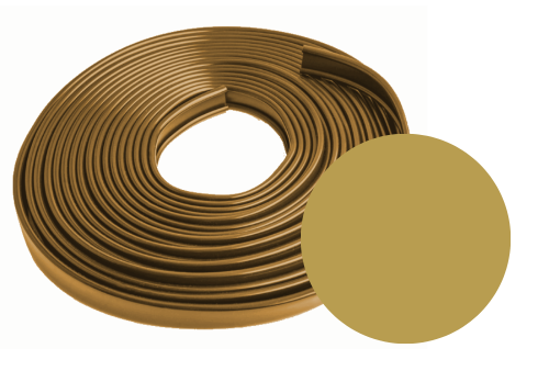 Okładzina poręczowa PVC 40x8 mm 20 mb złota