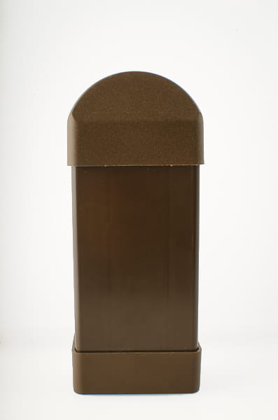 Zakonczenie do sztachet plastikowych przyklad braz