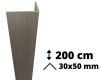 Narożnik aluminium 200 cm 30x50 cm