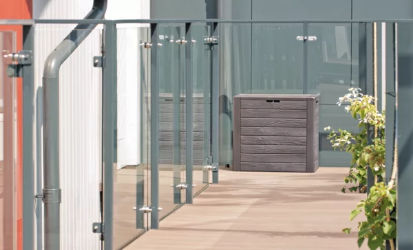 Skrzynia ogrodowa antracyt 190-litrowa Woodebox