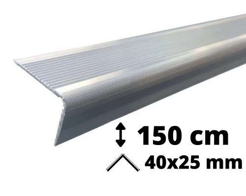 Narożnik schodowy ryfel aluminium 150 cm 4x2,5 cm.png