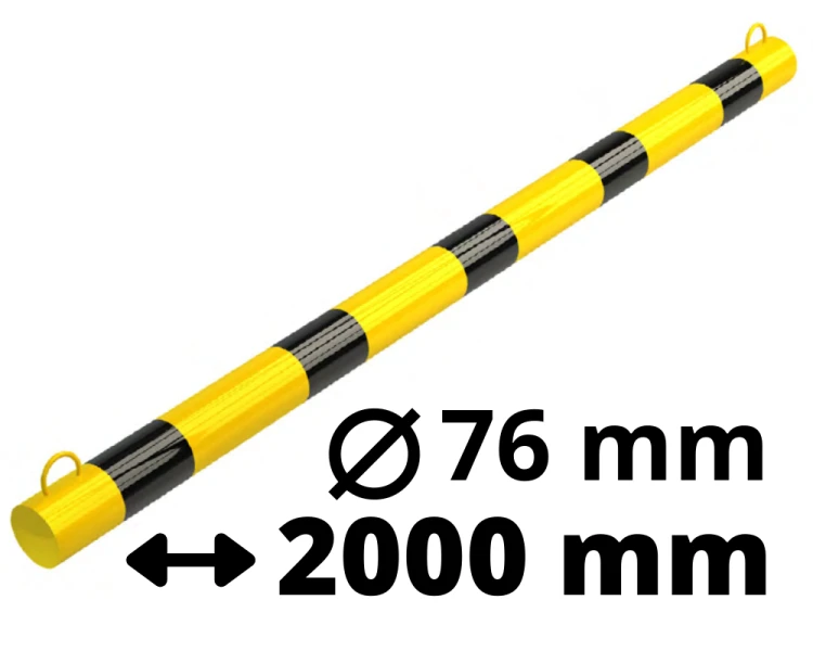 Odbojnica wisząca stalowa 2000mm Ø76mm.png