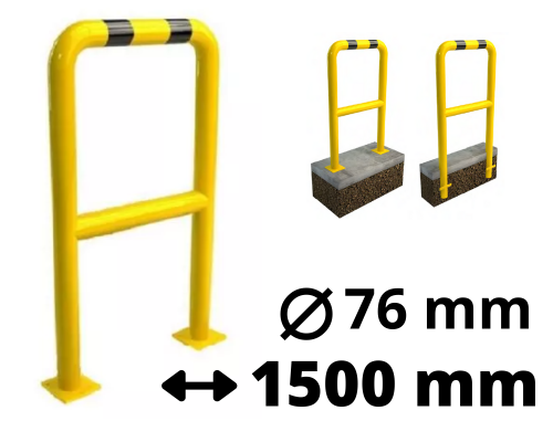 Barierka komunikacyjna prosta 1500mm Ø76mm.png