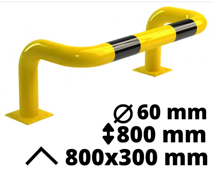 Odbojnica stalowa U2 h=800mm szer=800mm Ø60mm.png