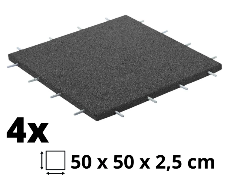 Mata na przydomowy plac zabaw czarna 1m2.png