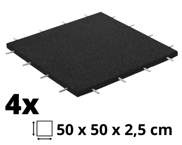 Mata na domowy plac zabaw czarna 1m2.png