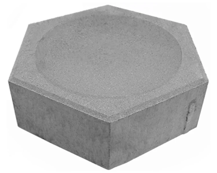 Trylinka kostka sześciokątna wklęsła.png