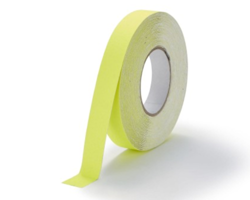 Taśma antypoślizgowa żółta fluo 25 mm - rolka 18 metrów.png