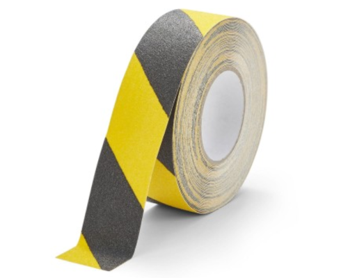 Taśma antypoślizgowa ostrzegawcza czarno-żółta 50 mm rolka.png