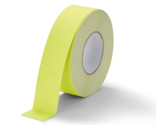 Taśma antypoślizgowa żółta 50 mm x 18 mb, rolka.