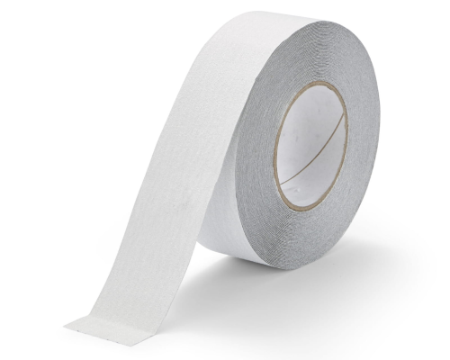 Taśma antypoślizgowa biała 50 mm x 18 mb, rolka.
