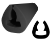 Profil odbojowy czarny 29 x 31 mm.png