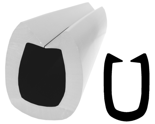 Profil odbojowy biały 34 x 45 mm.png