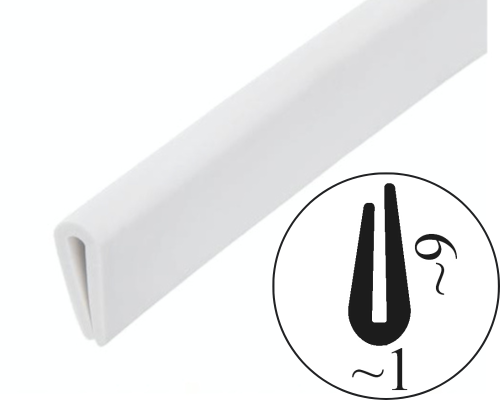 Uszczelka krawędziowa biała 6x1 mm.png