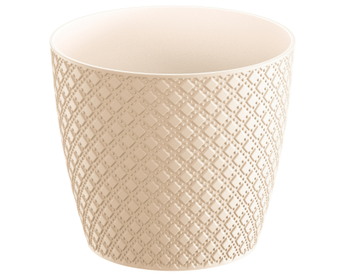 Doniczka okrągła kremowa 2L Orient.png