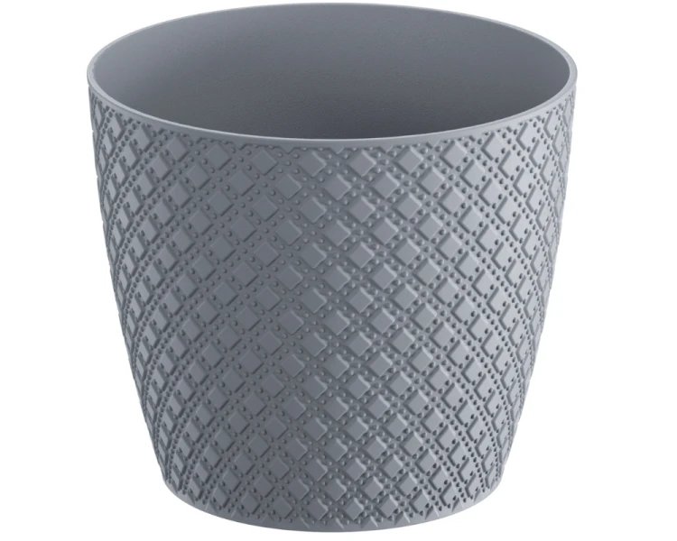 Doniczka okrągła szara 3,5L Orient.png