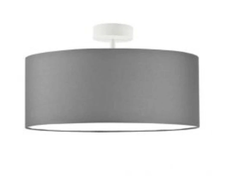 Lampa plafon sufitowy 30 cm WENECJA szary stalowy