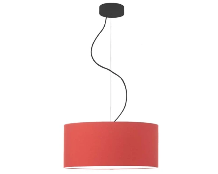 Lampa wisząca żyrandol 40cm HAJFA czerwona.png