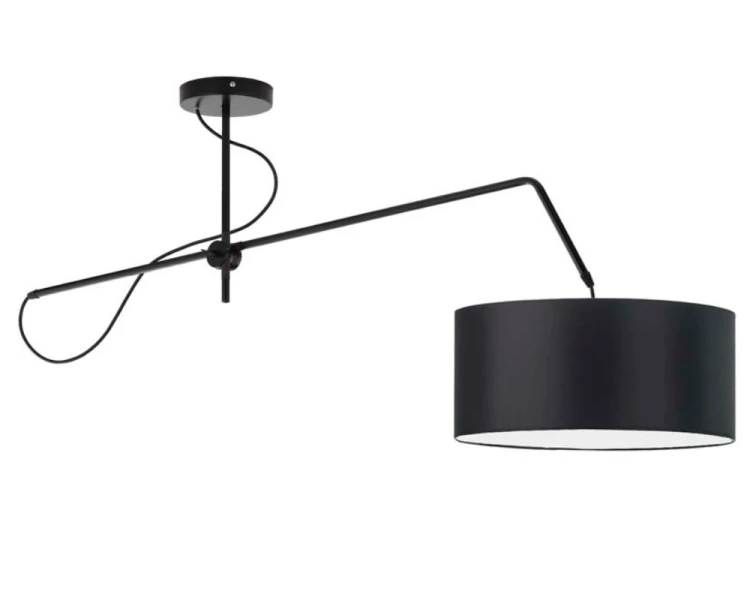 Nowoczesna lampa na ruchomym ramieniu 40cm RIO czarna.png