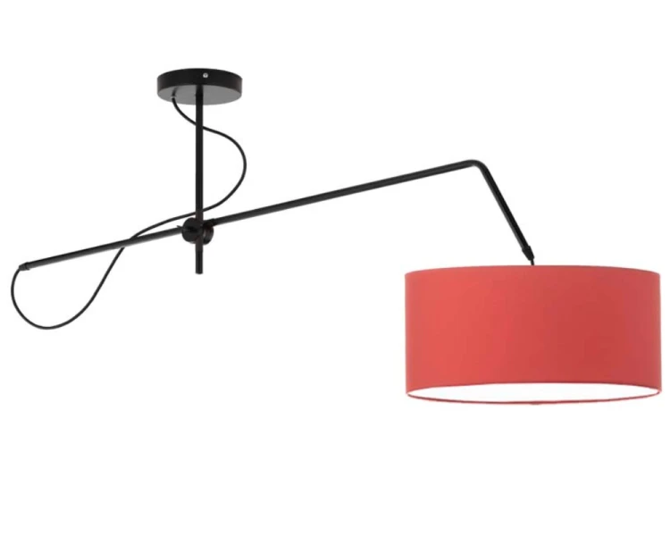 Nowoczesna lampa na ruchomym ramieniu 40cm RIO czerwona.png