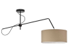 Nowoczesna lampa na ruchomym ramieniu 40cm RIO beżowa.png
