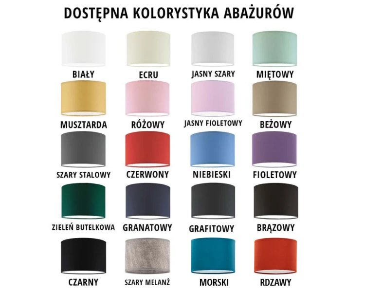 Designerski kinkiet ruchomy na wysięgniku HAMILTON kolory abazuru.png